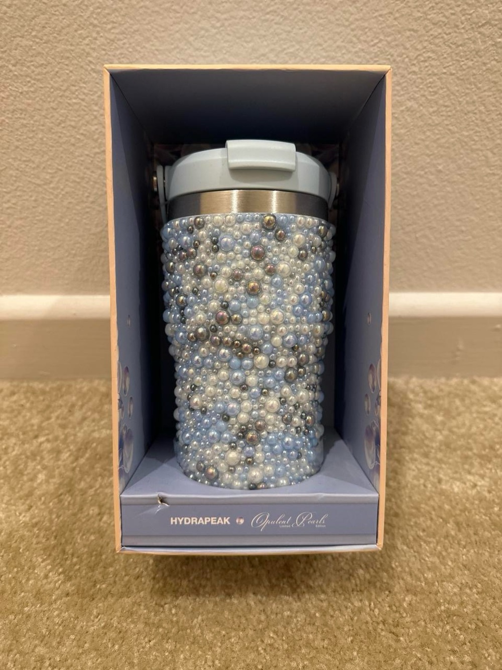 HydraPeak Nomad 25oz Opulent Pearls Stainless Steel Travel Tumbler